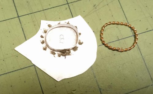 Judy Larson's Embellish Bezels with Twisted Wire - , Metalwork, Butane Torch, Soldering, Solder, , solder the wire to the bezel
