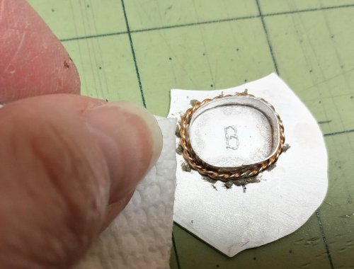 Judy Larson's Embellish Bezels with Twisted Wire - , Metalwork, Butane Torch, Soldering, Solder, , solder twisted wire to a bezel