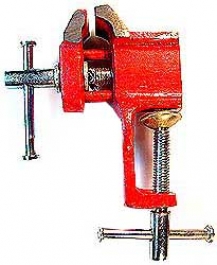 Judy Larson's Clamps for Jewelry Making - , Tools For Wire Jewelry, Making Chain, Chain Making , Sawing, Saw, Wire Saw, Stamping, Stamps, Wire Wrapping, Wrapping, Wire Wrapping Jewelry, Weaving, Wire Weaving, Weaving Wire, Bench clamp