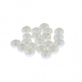 5-5.5mm Large Hole (1.2mm) White Potato Fresh Water Pearls - Pack of 20