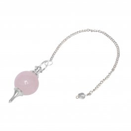 Rose Quartz Ball Pendulum