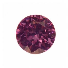 15mm Round Lavender CZ - Pack of 1