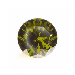 5mm Round Olive CZ - Pack of 5