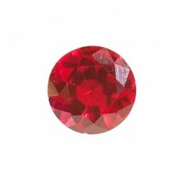 5mm Round Ruby Corundum - Pack of 5