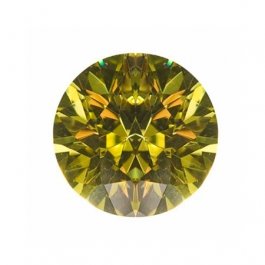 6mm Round Peridot CZ - Pack of 2