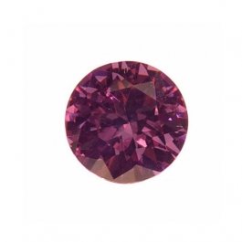 6mm Round Lavender CZ - Pack of 2