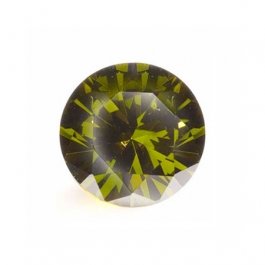 6mm Round Olive CZ - Pack of 2