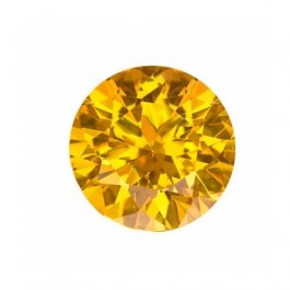 6mm Round Yellow CZ - Pack of 2