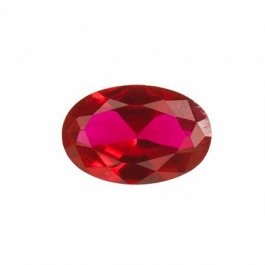 12X8mm Oval Ruby Corundum - Pack of 1