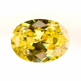 20X15mm Oval Peridot CZ - Pack of 1