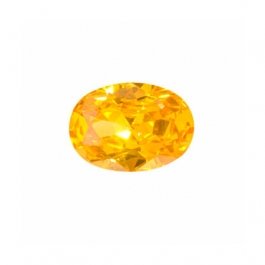 8x6mm Oval Golden Yellow CZ - Pack of 1