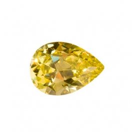 14x9mm Pear Peridot CZ - Pack of 1