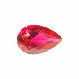 14x9mm Pear Ruby Corundum - Pack of 1