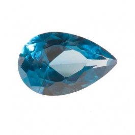 14X9mm Pear Blue Zircon CZ - Pack of 1