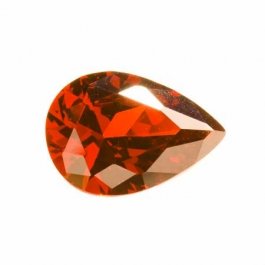 18x13mm Pear Garnet CZ  - Pack of 1