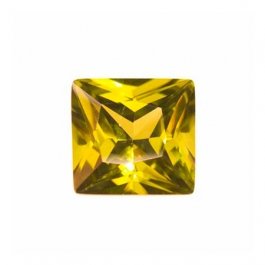 10mm Square Olive CZ - Pack of 1