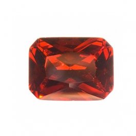 10x8mm Octagon Garnet CZ  - Pack of 1