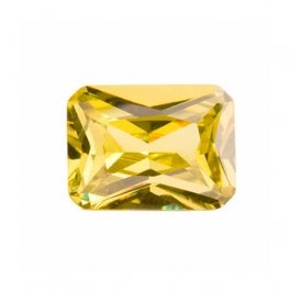 10x8mm Octagon Peridot CZ - Pack of 1