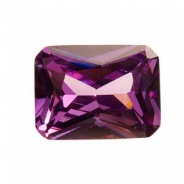 18x13mm Octagon Light Amethyst CZ - Pack of 1