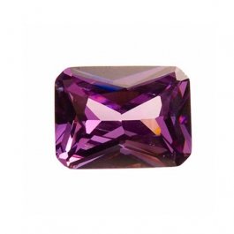 9x7mm Octagon Light Amethyst CZ - Pack of 1