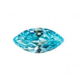 10X5mm Marquise Aquamarine CZ - Pack of 2