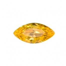 10X5mm Marquise Golden Yellow CZ - Pack of 2