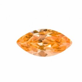 14X7mm Marquise Dark Champagne CZ - Pack of 1