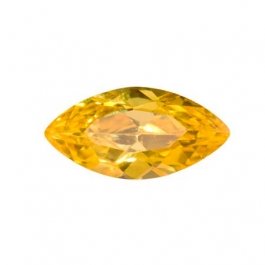 14X7mm Marquise Golden Yellow CZ - Pack of 1