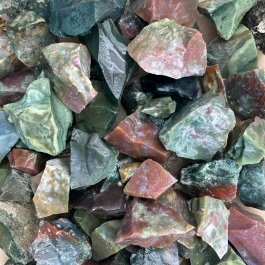 WireJewelry Blood Stone "Super" Rough - Large Natural Gemstones in 1.5 LB Bag