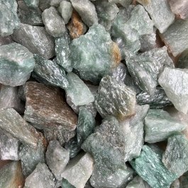 WireJewelry Dark Green Aventurine Rough - Large Natural Gemstones in 1.5 LB Bag