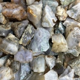 WireJewelry Grey Agate Rough - Large Natural Gemstones in 1.5 LB Bag