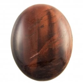 40x30mm Red Tiger Eye Oval Cabochon - Pack of 1