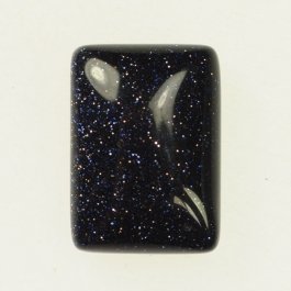 Blue Goldstone 13x18mm Rectangle Cabochon