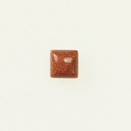 Goldstone 6mm Square Cabochon - Pack of 2