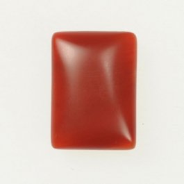 Matte Carnelian 22x30mm Rectangle Cabochon - Pack of 1