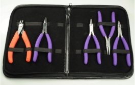 WireJewelry - Ultimate Wire-Pliers Jewelry Pliers with Case, Set of 5